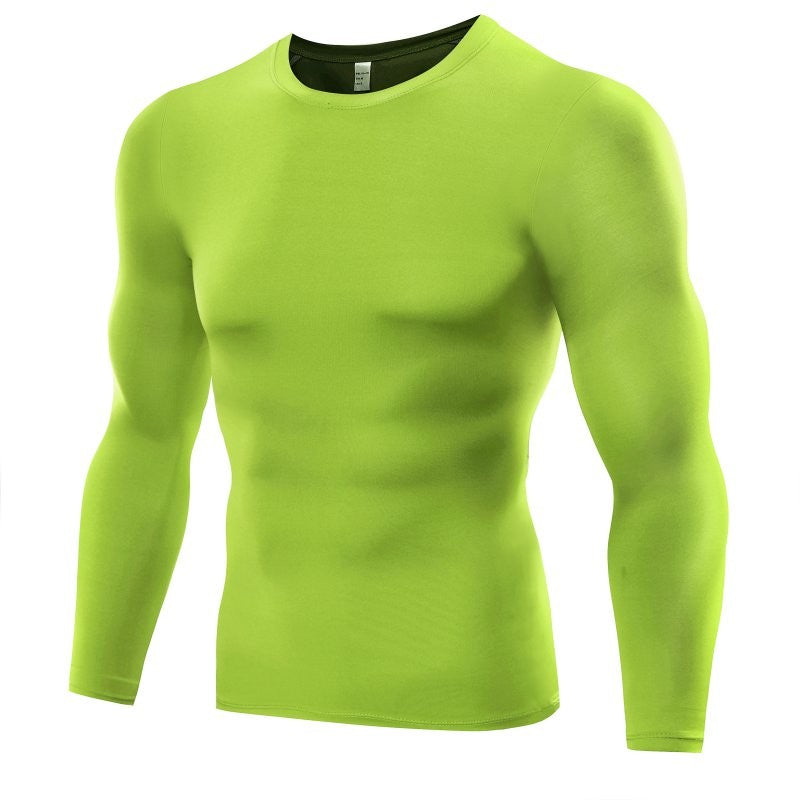 Men'S Blank Long Sleeve Compression Top