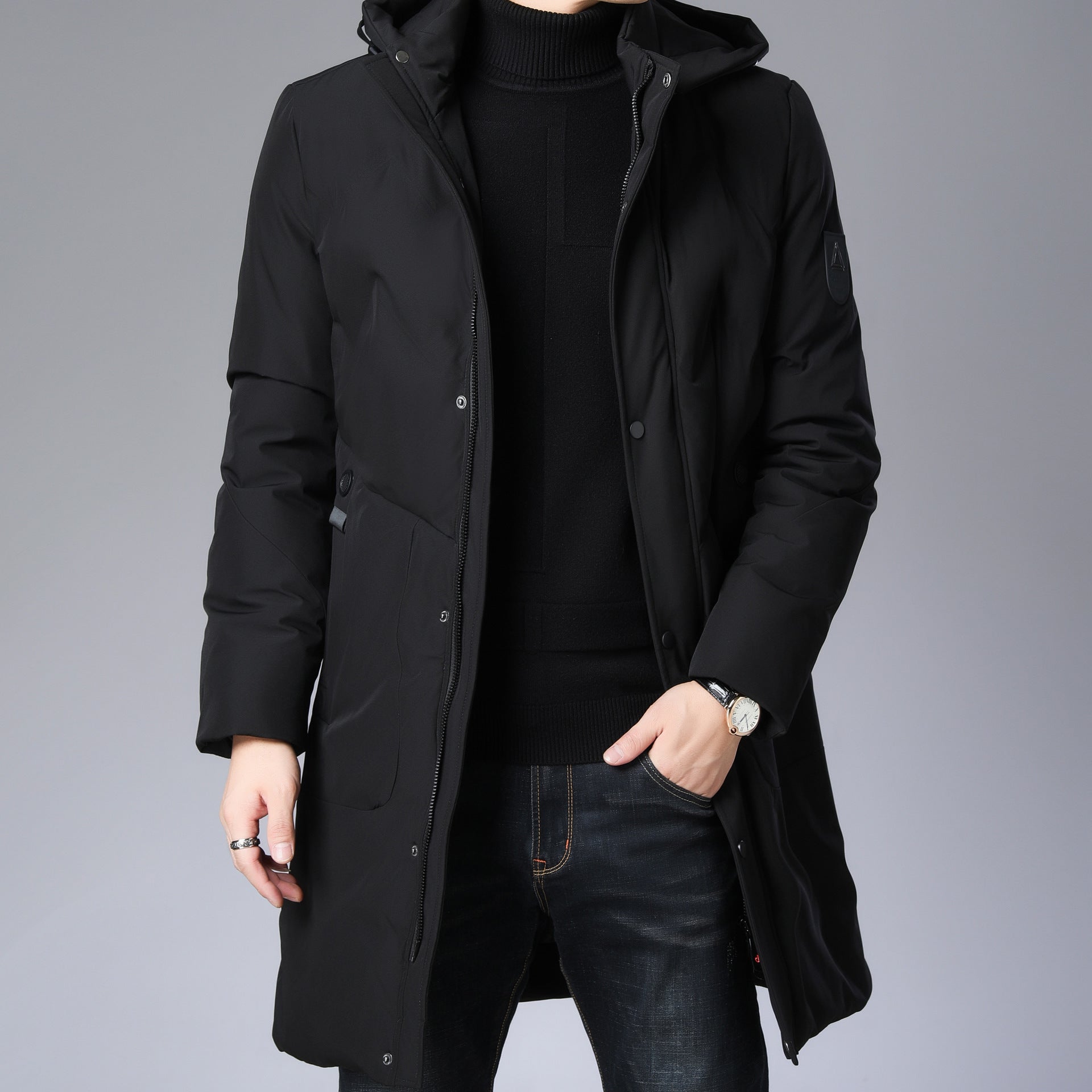 Stylish and Comfortable Hooded Baggy Coat for Men