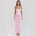 Nebi Luxe Elegant Strapless Maxi Dress