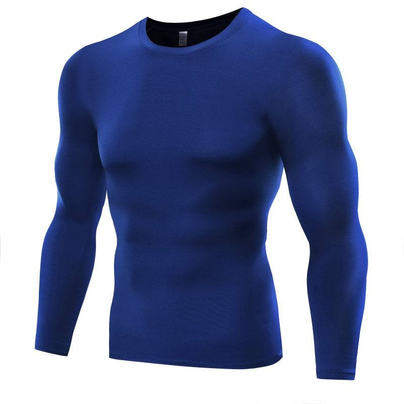 Men'S Blank Long Sleeve Compression Top