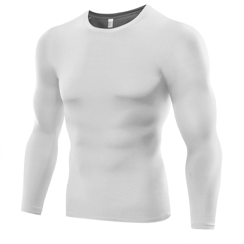 Men'S Blank Long Sleeve Compression Top