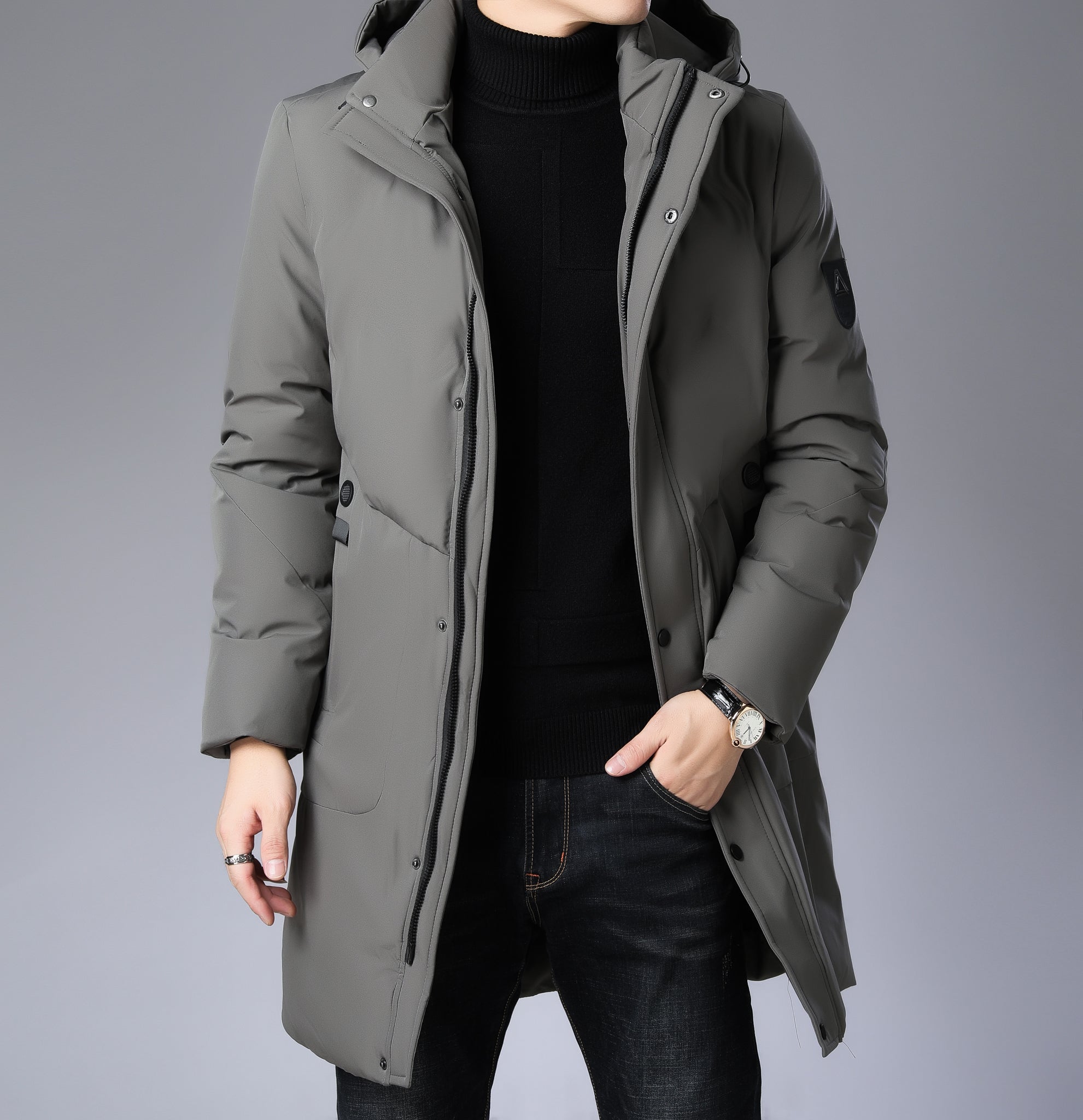 Stylish and Comfortable Hooded Baggy Coat for Men