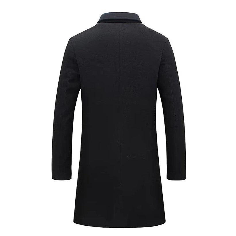 Elevate Your Winter Wardrobe with Our Stylish Lapel Trench Coat - Perfect for Casual Outings!