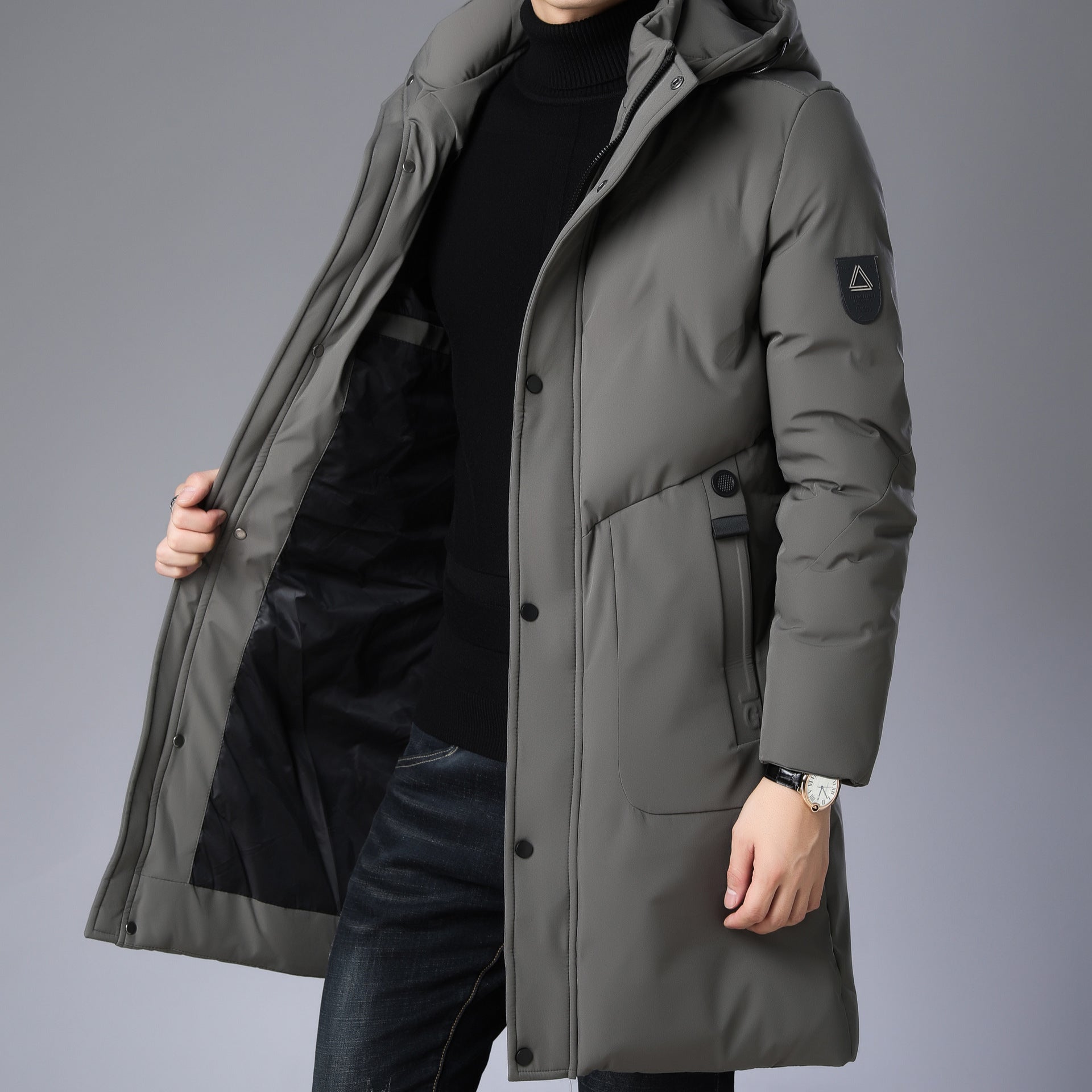 Stylish and Comfortable Hooded Baggy Coat for Men