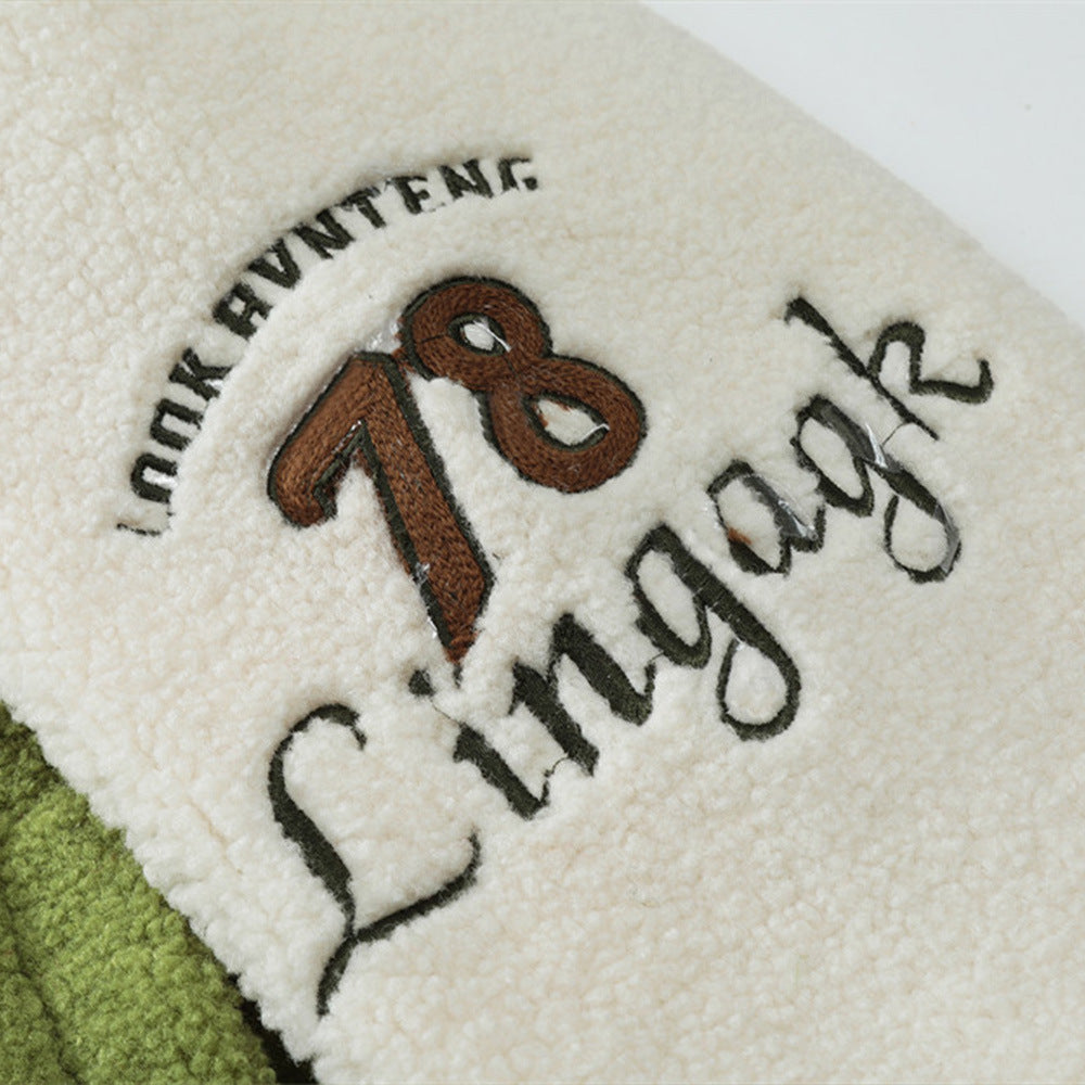 Stylish Lamb Wool Hooded Coat for Men - Perfect for Leisure Wear