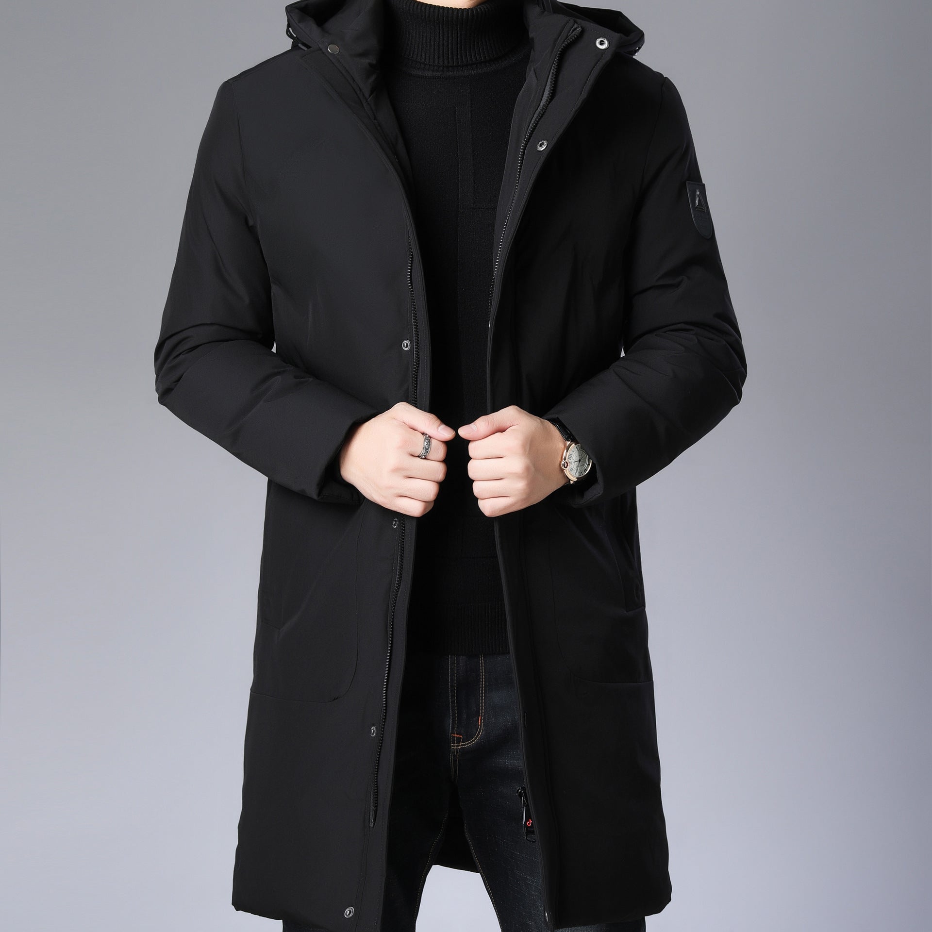 Stylish and Comfortable Hooded Baggy Coat for Men