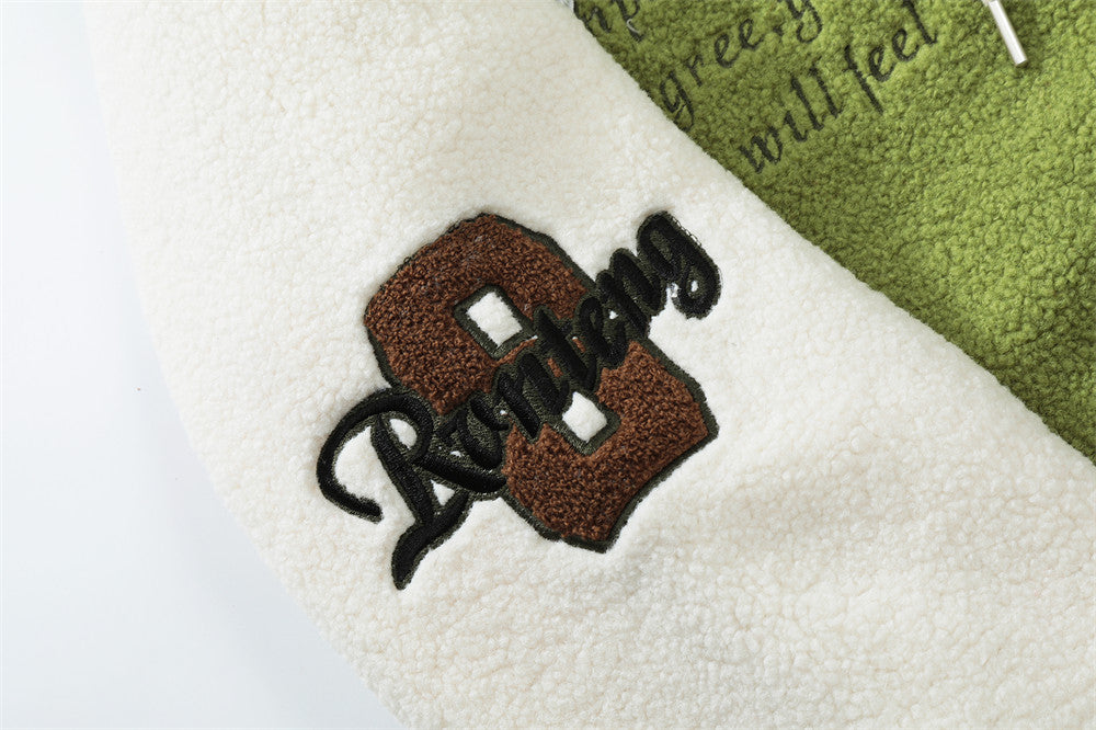 Stylish Lamb Wool Hooded Coat for Men - Perfect for Leisure Wear
